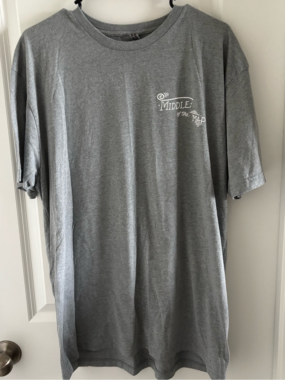 Men's Gray Graphic T-Shirt from “Middle of the Map” tattoo convention in 2026